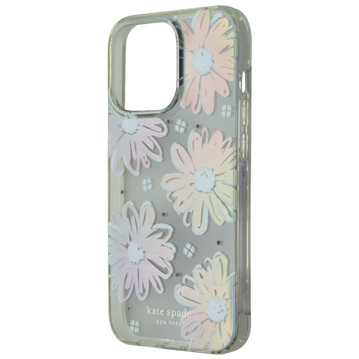 Kate Spade Protective Hardshell Case for iPhone 13 Pro - Daisy Iridescent Foil Image 1