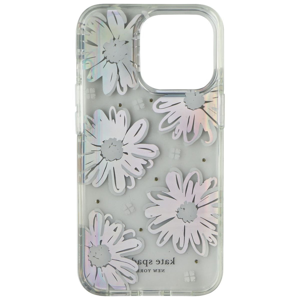 Kate Spade Protective Hardshell Case for iPhone 13 Pro - Daisy Iridescent Foil Image 2