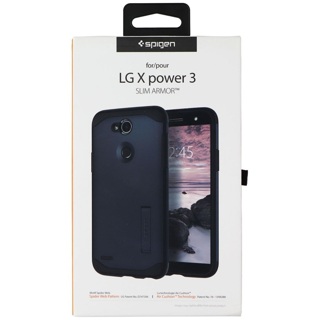 Spigen Slim Armor Hardshell Case for LG X power 3 - Metal Slate Image 4