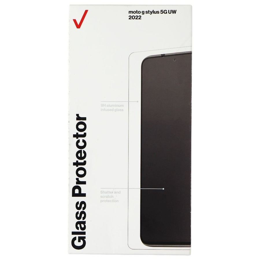 Verizon Tempered Glass Screen Protector for Motorola G Stylus 5G - Clear Image 1