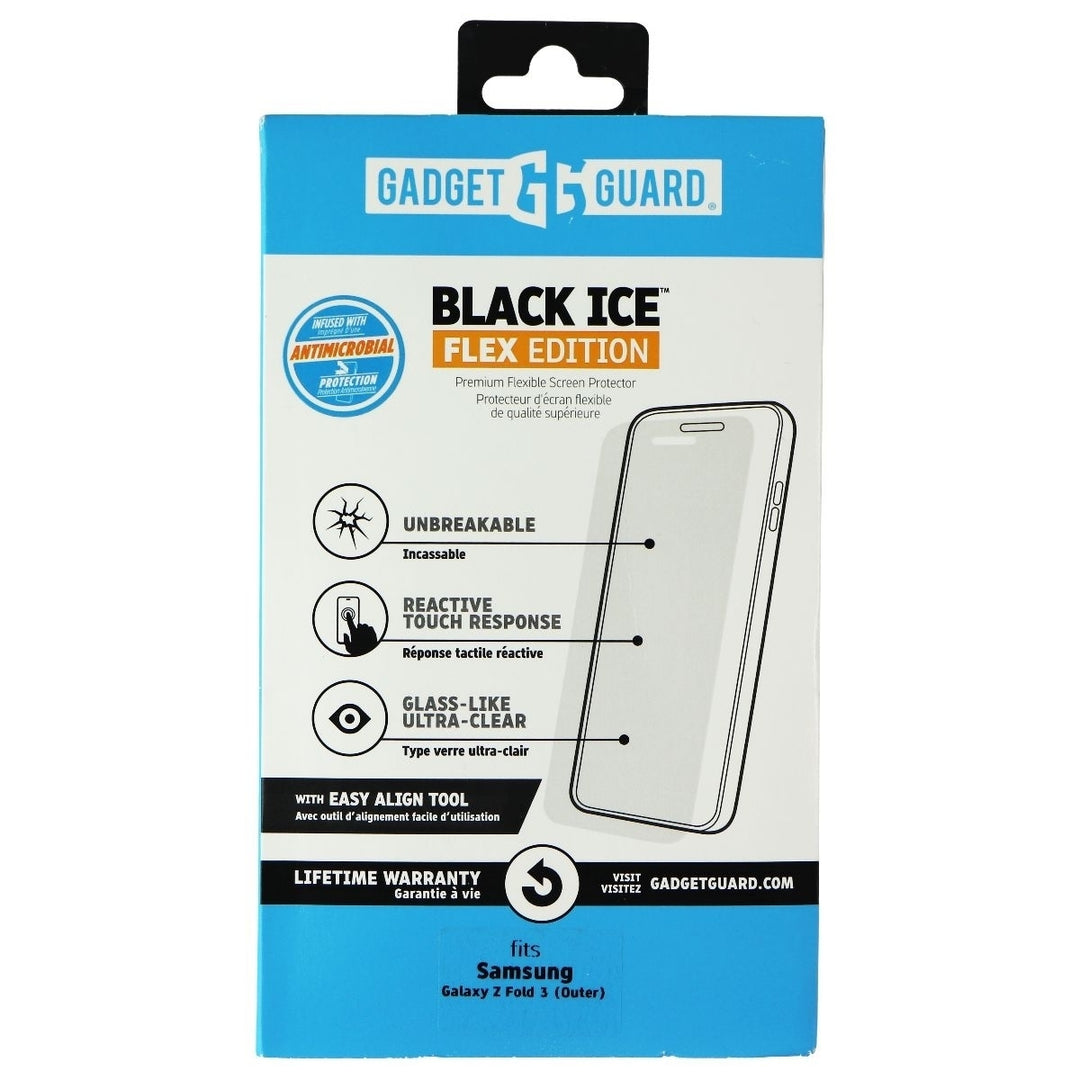 Gadget Guard Black Ice Flex Edition Screen Protector for Galaxy Z Fold3 (Outer) Image 1