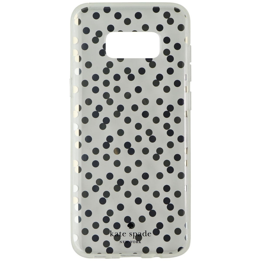 Kate Spade Hardshell Case for Galaxy S8 Plus - Confetti Dot Clear/Gold/Silver Image 2