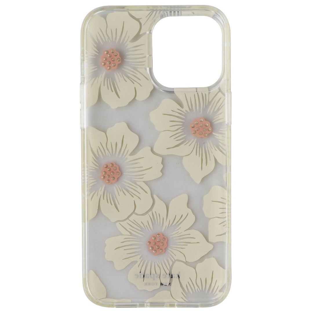 Kate Spade Protective Hardshell Case for iPhone 13 Pro Max - Hollyhock / Clear Image 2