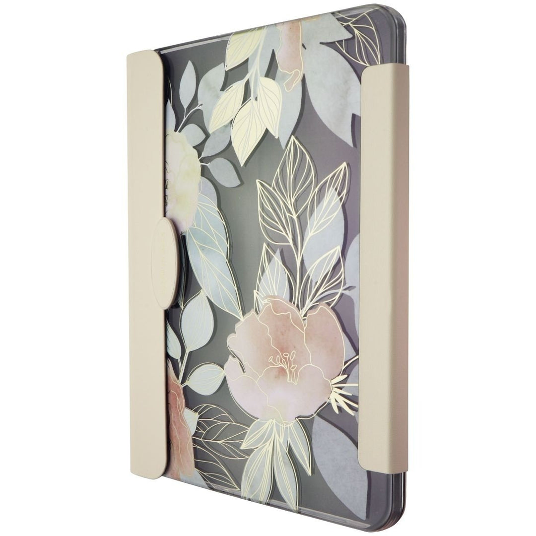 Elizabeth James Stand Folio Case for Apple iPad (10th Gen) - Blooms in Bordeaux Image 1