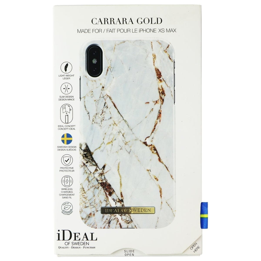 iDeal of Sweden Printed Case for Apple iPhone XS Max - Carrara Gold Image 1