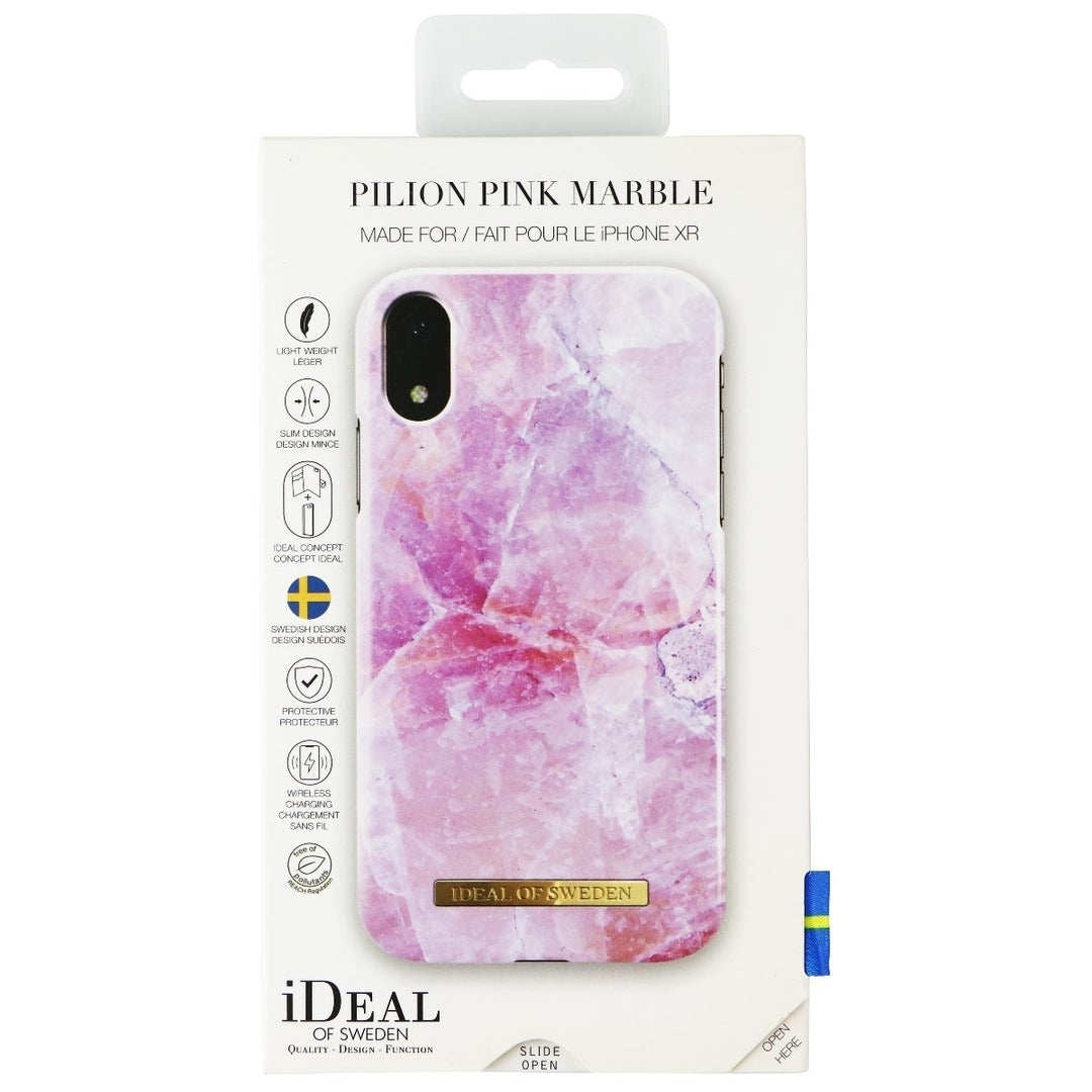 iDeal of Sweden Printed Case for Apple iPhone XR - Pilion Pink Marble Image 1