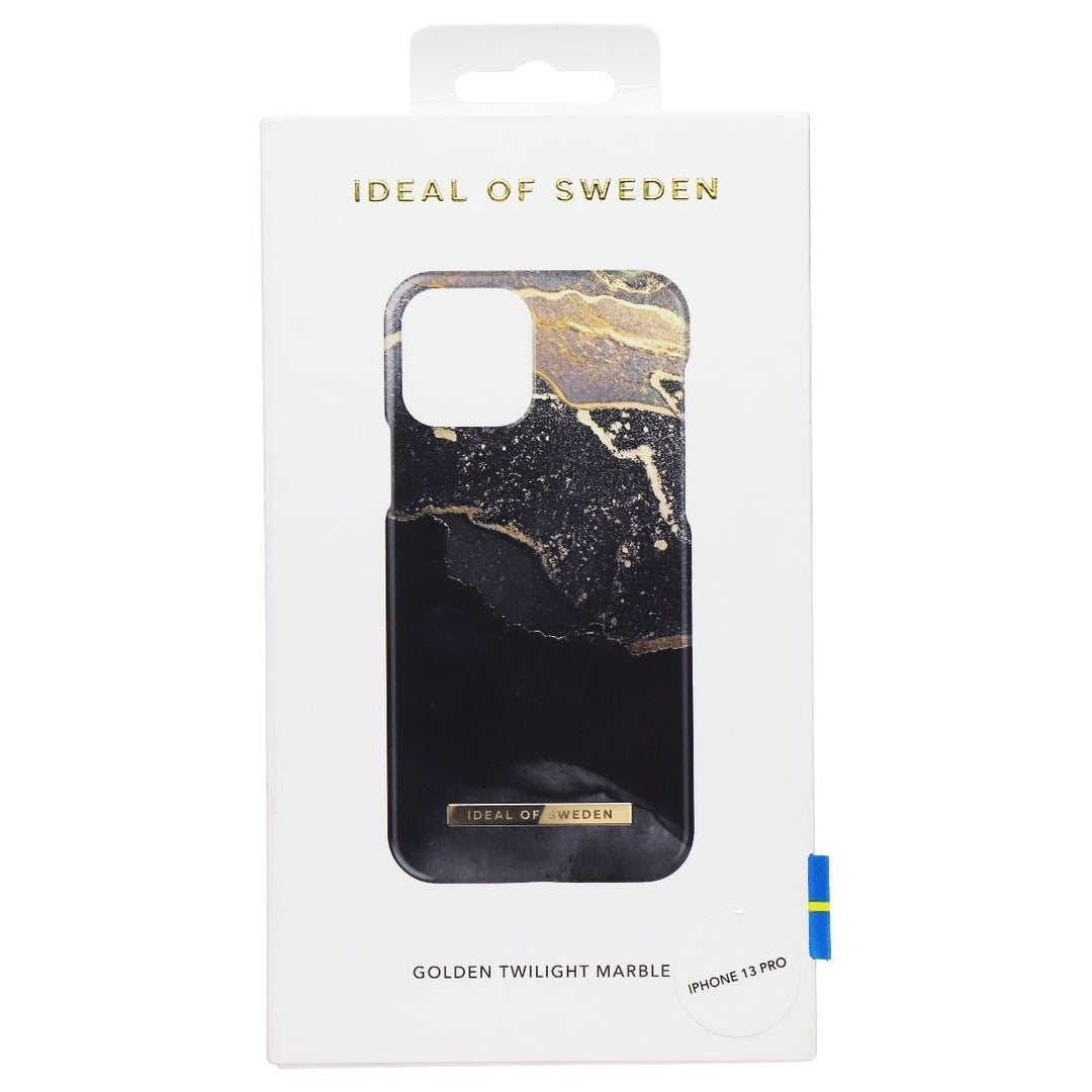 iDeal of Sweden Printed Case for Apple iPhone 13 Pro - Golden Twilight Marble Image 1