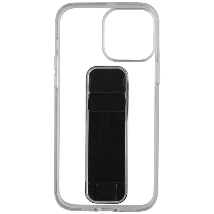 CLCKR Stand and Grip Case for Apple iPhone 13 Pro Max - Clear/Black Image 3