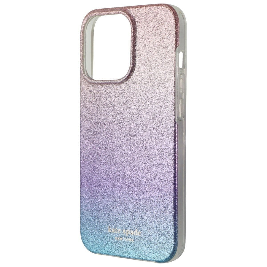 Kate Spade Protective Hardshell Case for iPhone 13 Pro - Ombre Glitter/Pink/Blue Image 1