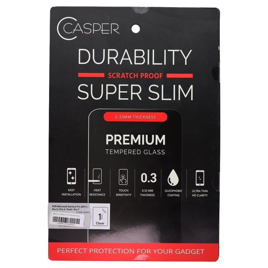 Casper Durability 0.33mm Slim Tempered Glass for Microsoft Surface Pro (2017) Image 1
