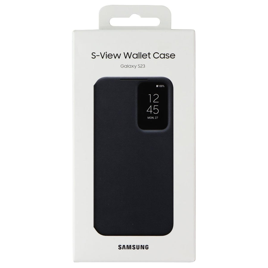 Samsung S-View Wallet Case for Samsung Galaxy S23 - Black (EF-ZS911CBE) Image 1