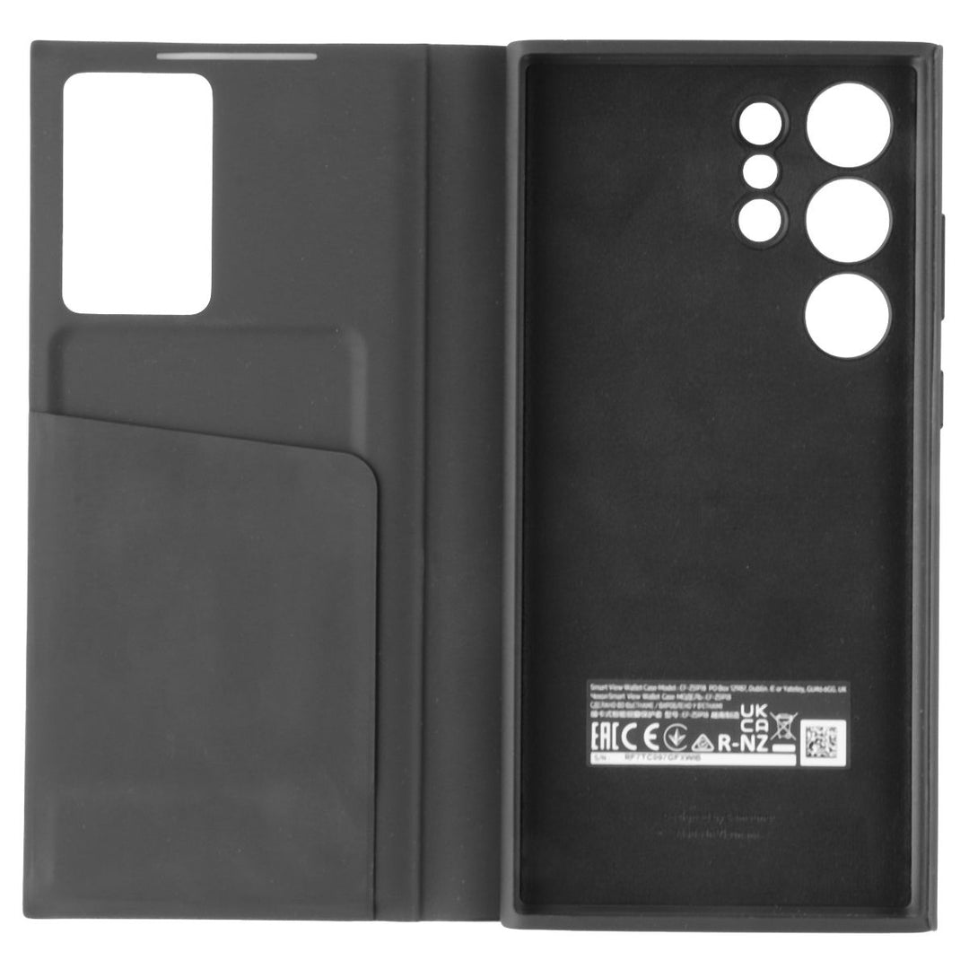 Samsung S-View Wallet Case for Samsung Galaxy S23 Ultra - Black (EF-ZS918CBE) Image 3