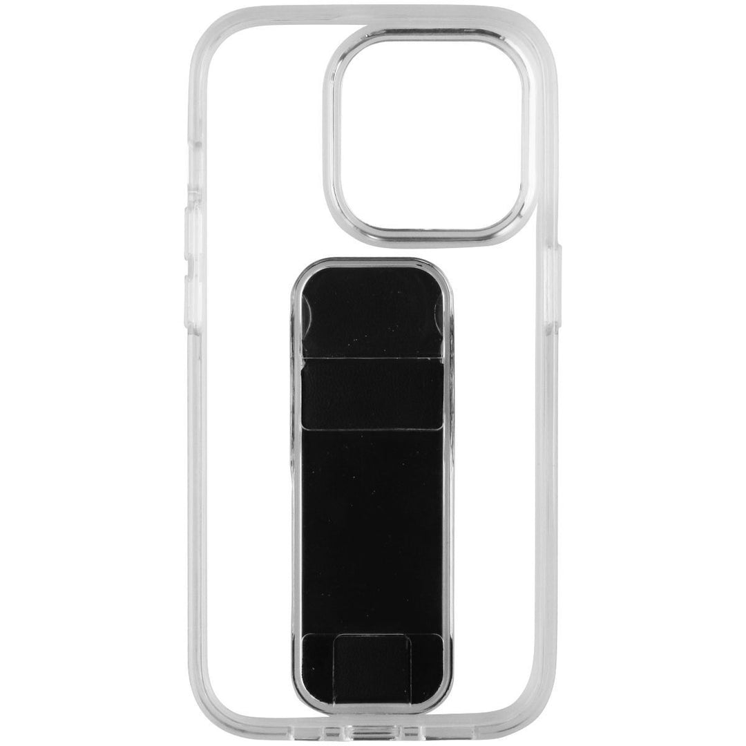 CLCKR Stand and Grip Case for Apple iPhone 13 Pro Smartphone - Clear/Black Image 3