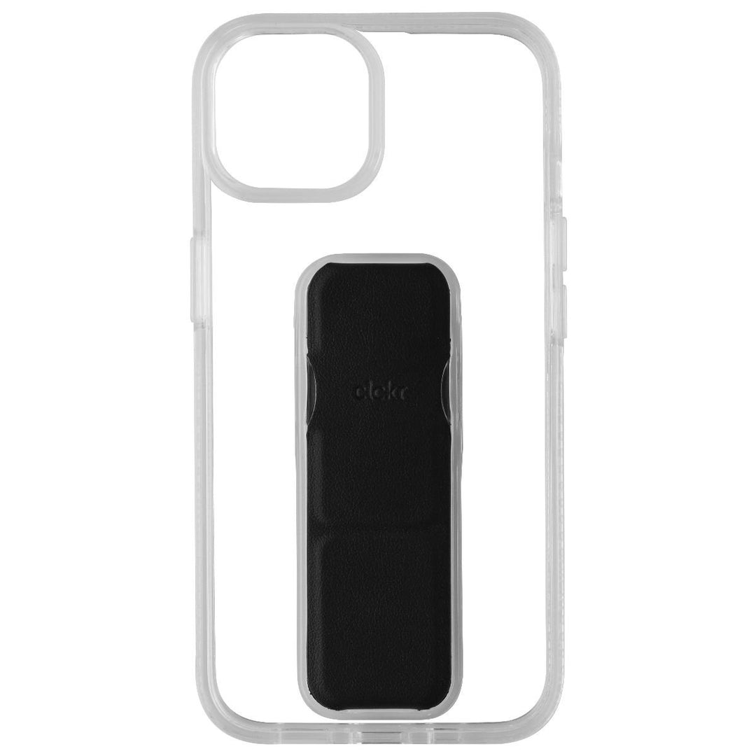 CLCKR Stand and Grip Series Hard Case for Apple iPhone 14 - Clear/Black Image 3