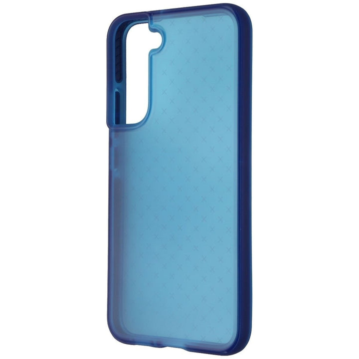 Tech21 Evo Check Flexible Gel Case for Samsung Galaxy S22+ (Plus) - Classic Blue Image 1