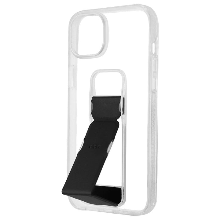 CLCKR Stand and Grip Case for iPhone 14 Plus - Clear/Black Image 1