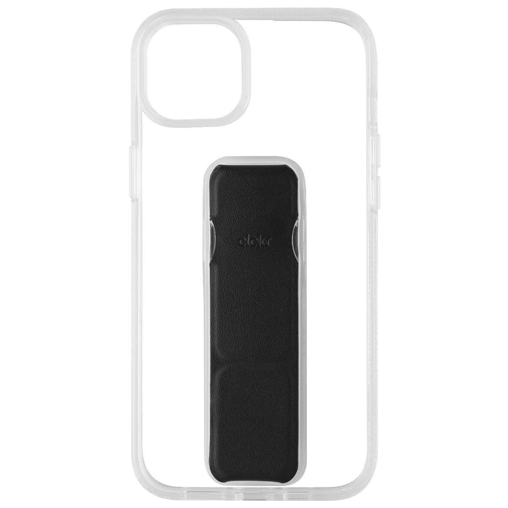 CLCKR Stand & Grip Case for iPhone 14 Plus - Clear/Black Image 3