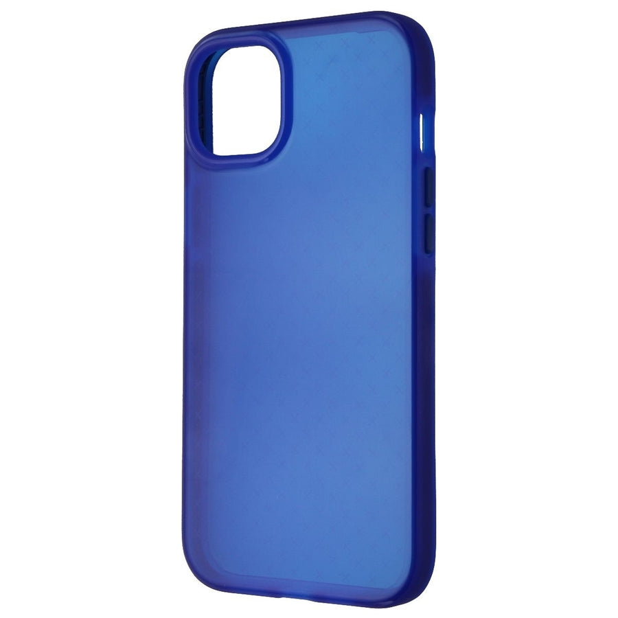 Tech21 Evo Check Flexible Gel Case for Apple iPhone 14 Plus - Classic Blue Image 1