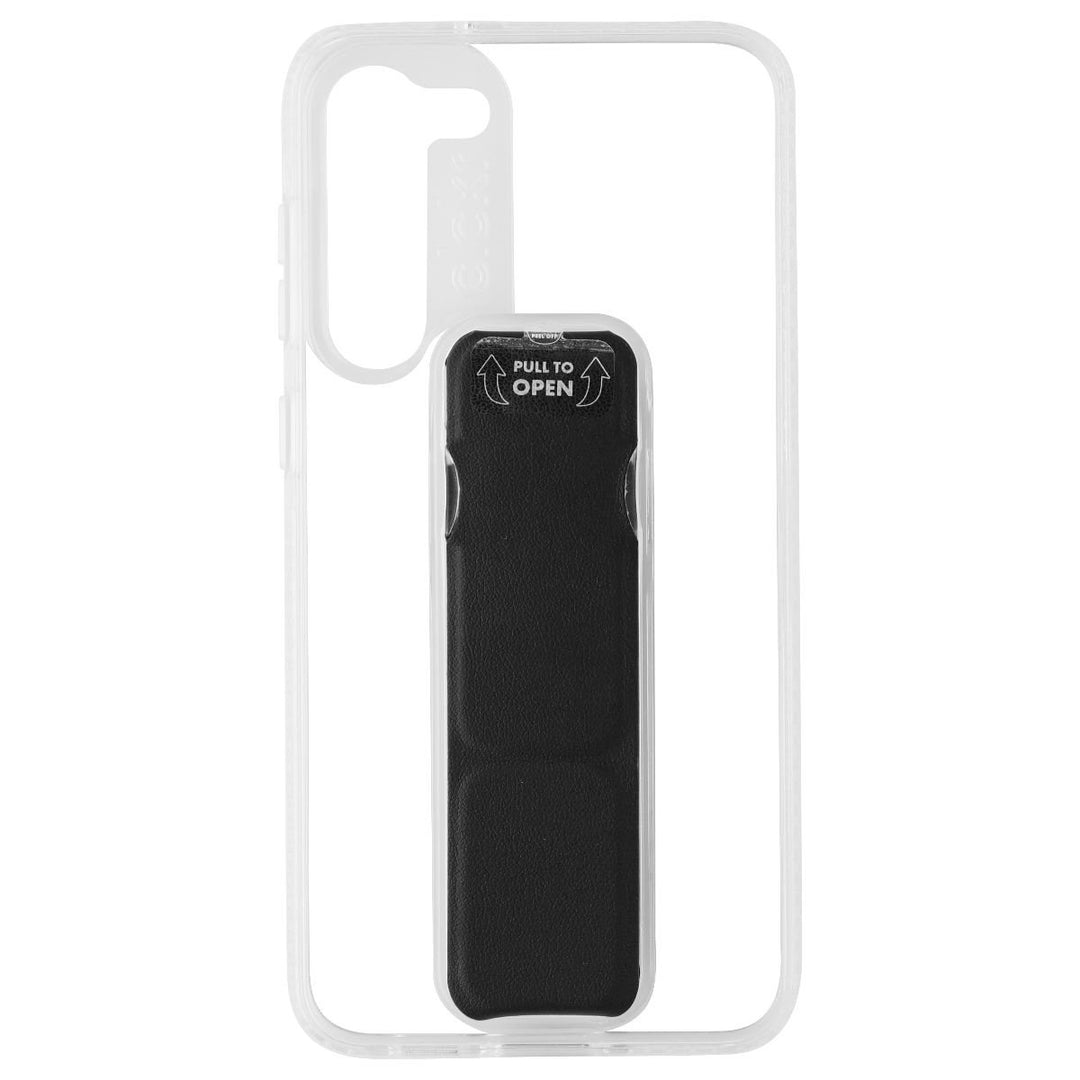 CLCKR Stand and Grip Series Case Samsung Galaxy S23 Plus - Clear/Black Image 3