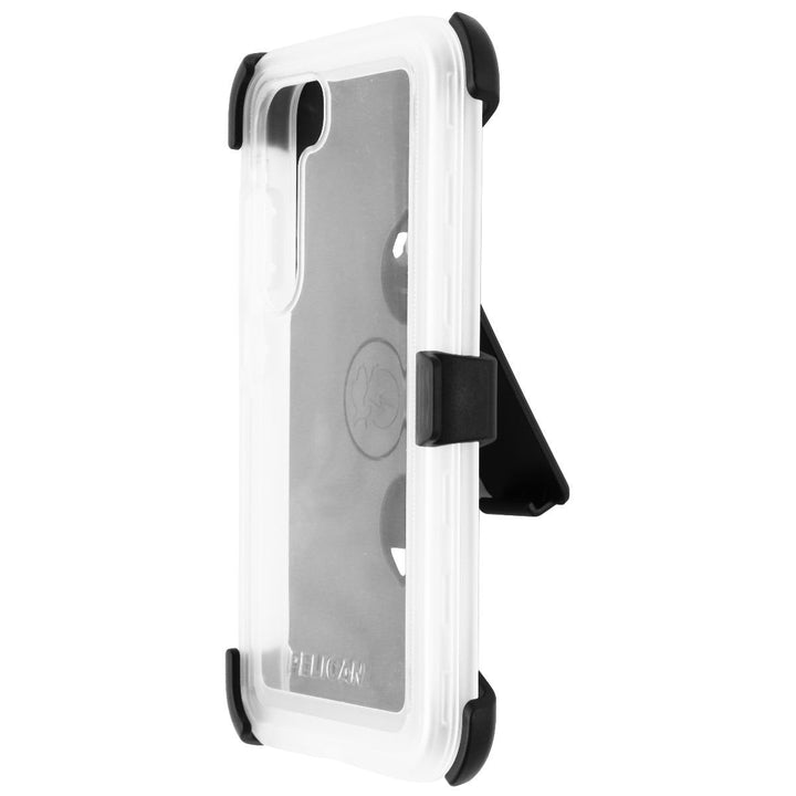 Pelican Voyager Series Case and Holster for Samsung Galaxy S23 - Clear/Black Image 1