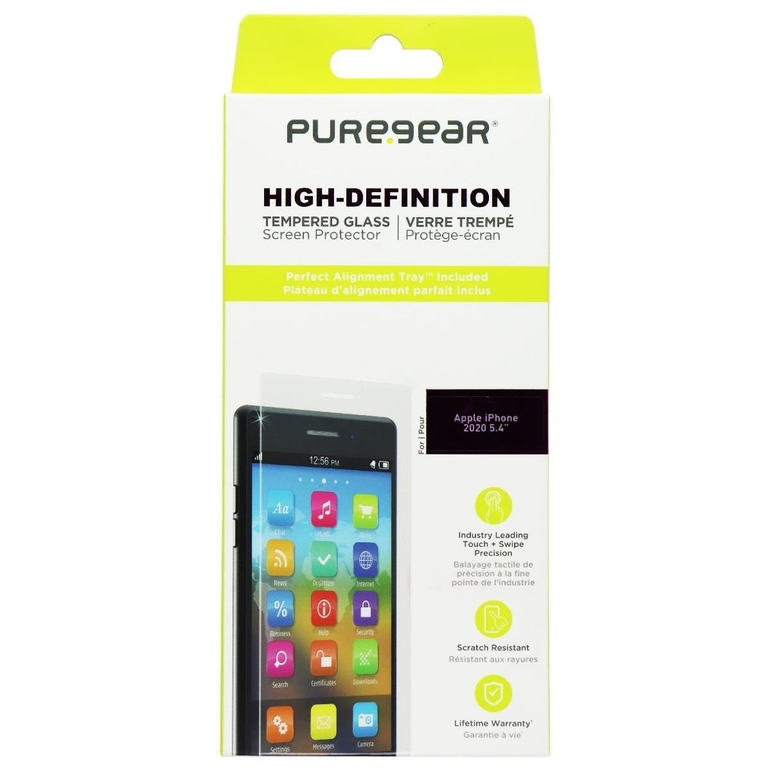 PureGear High Definition Tempered Glass Screen and Tray for Apple iPhone 12 Mini Image 1