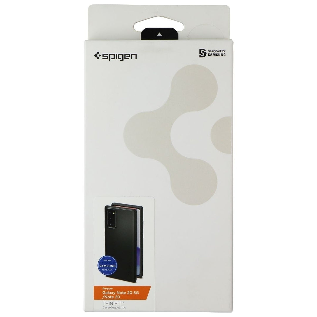 Spigen Thin Fit Series Case for Samsung Galaxy Note 20/Note 20 5G - Black Image 1