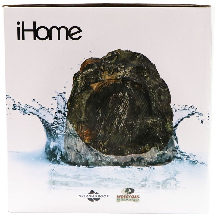 iHome Wireless Waterproof Outdoor Rock Speaker Set - Mossy Oak Camo Image 3