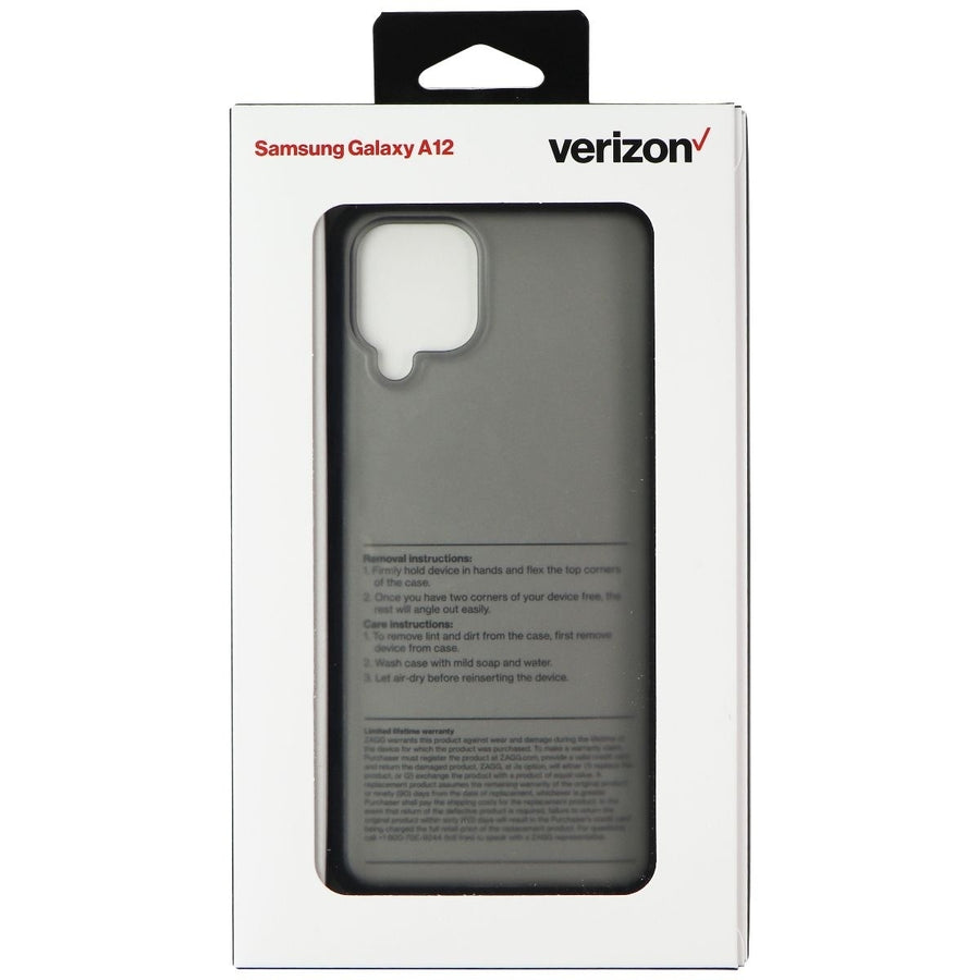 Verizon Slim Sustainable Hardshell Case for Samsung Galaxy A12 - Black Image 1