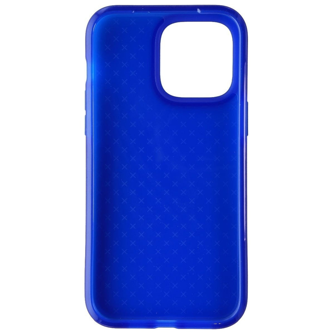 Tech21 Evo Check Flexible Gel Case for Apple iPhone 14 Pro Max - Classic Blue Image 2