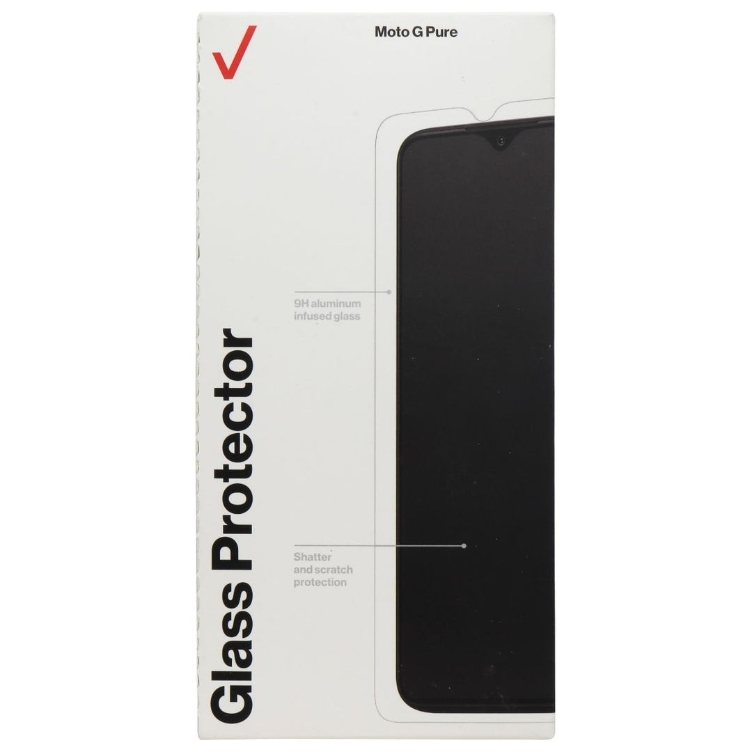 Verizon Glass Screen Protector for Motorola Moto G Pure - Clear Image 1