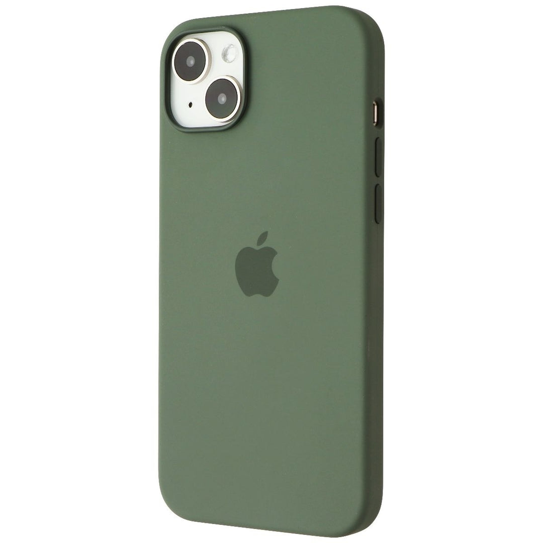 Apple Silicone Case for MagSafe for Apple iPhone 14 Plus - Olive Image 1