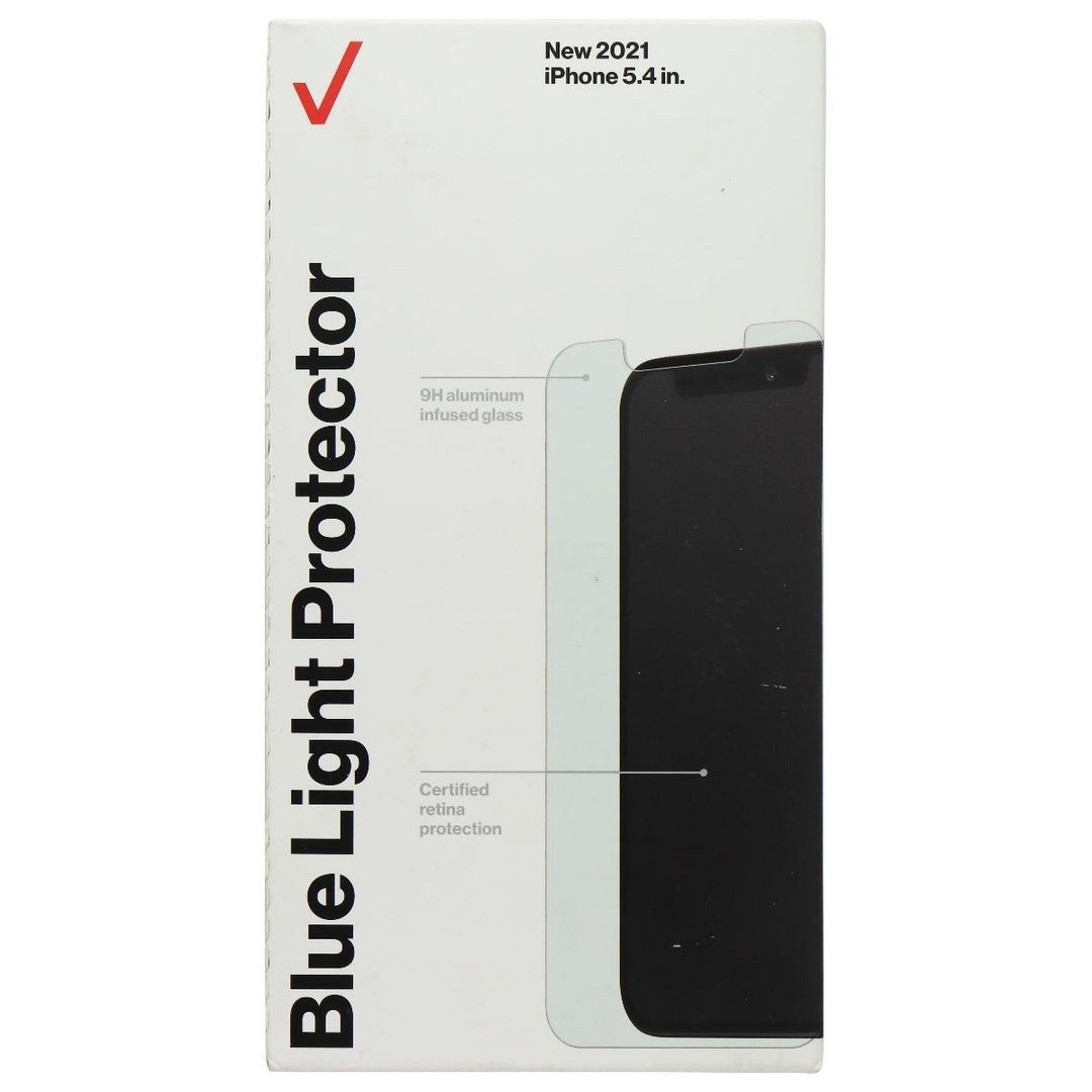 Verizon Blue Light Screen Protector for Apple iPhone 13 Mini - Clear/Tinted Image 1