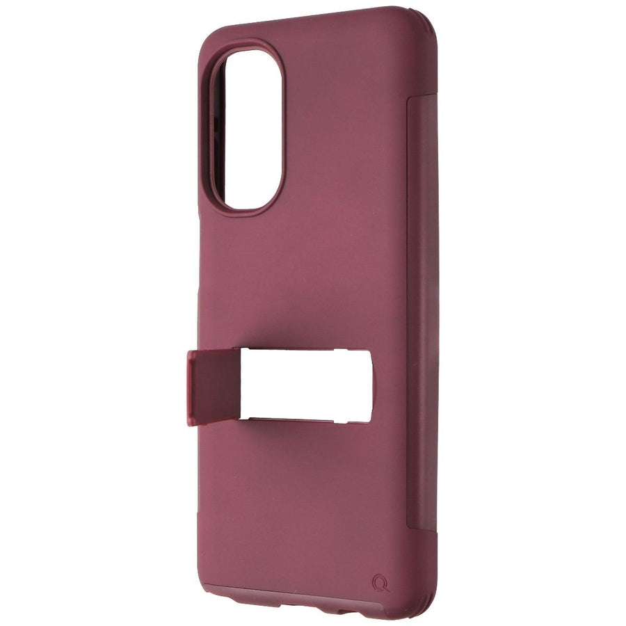 QuikCell Advocate Dual Layer Stand Case for Moto G Stylus 5G (2022) - Very Berry Image 1