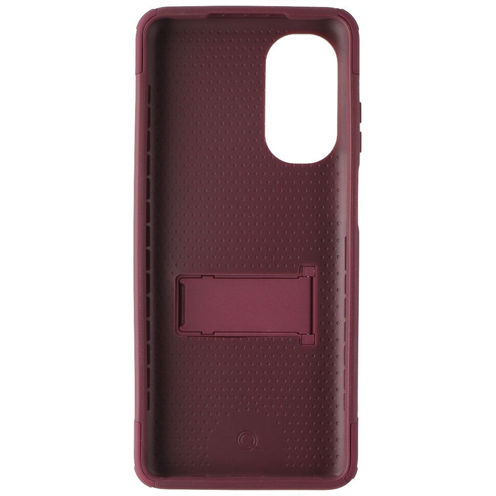 QuikCell Advocate Dual Layer Stand Case for Moto G Stylus 5G (2022) - Very Berry Image 3