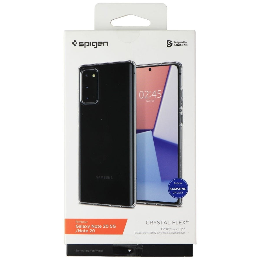 Spigen Crystal Flex Series Case for Samsung Galaxy Note 20 5G - Clear Image 1