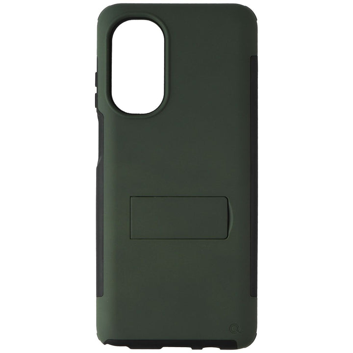 QuikCell Advocate Dual Layer Stand Case for Moto G Stylus 5G (2022) Olive Green Image 2