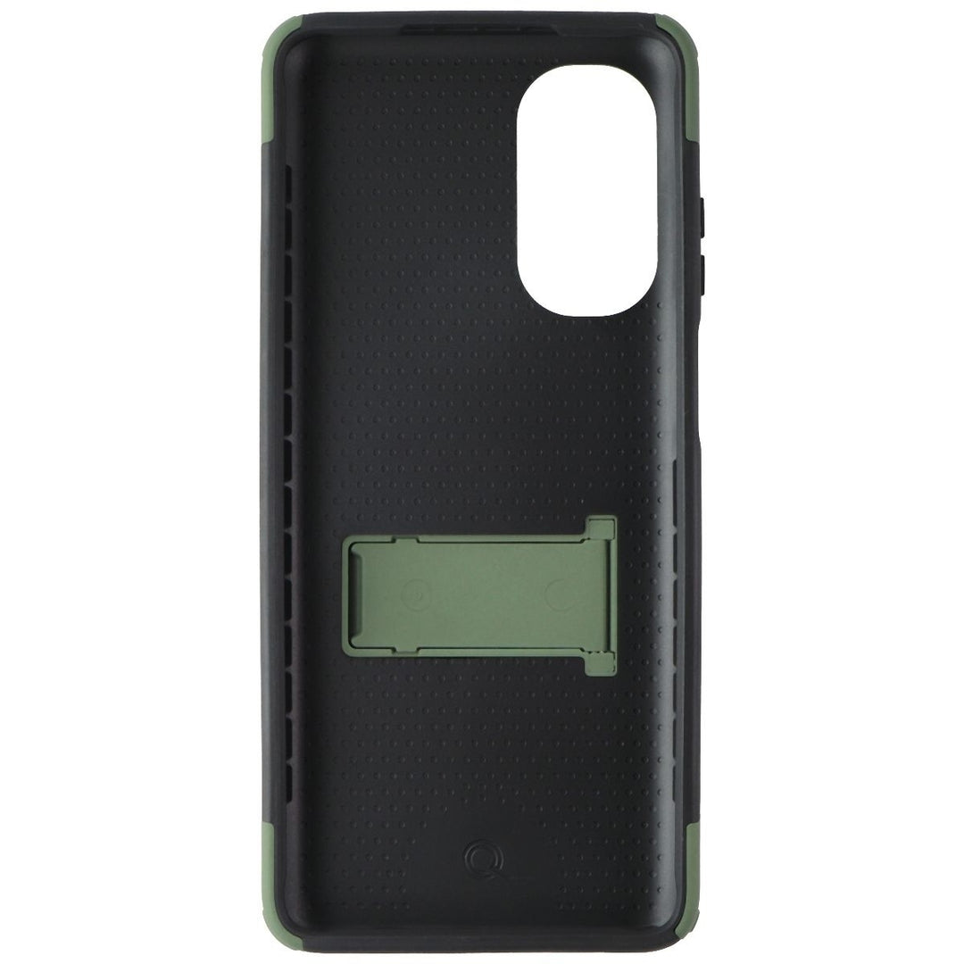 QuikCell Advocate Dual Layer Stand Case for Moto G Stylus 5G (2022) Olive Green Image 3