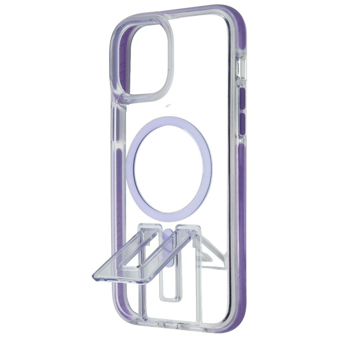 Tech21 Evo Crystal Kick Series Case for MagSafe for Apple iPhone 14 - Lilac Image 1