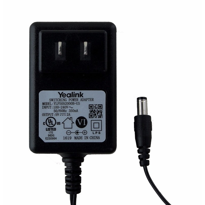 Yealink Switching Power Adapter 5V 2A YLPS052000B-US (Refurbished) Image 1