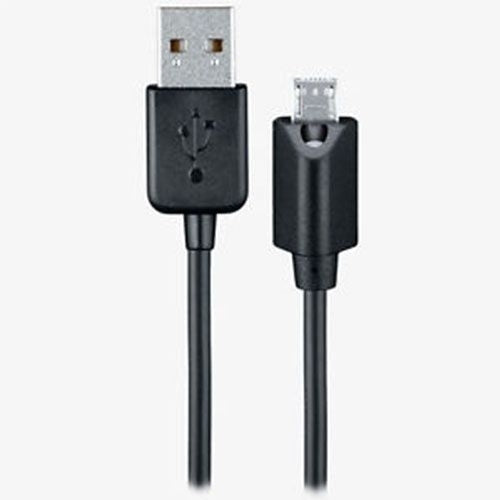Verizon (3-Ft) Micro-USB to USB Charge/Sync Cable with Built-in LED - Black (Refurbished) Image 1