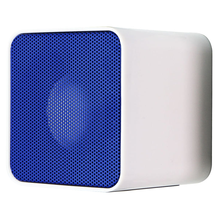 TracFone Universal Wireless Cube Speaker - White/Blue (Refurbished) Image 1