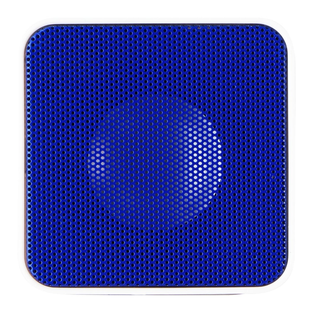 TracFone Universal Wireless Cube Speaker - White/Blue (Refurbished) Image 2