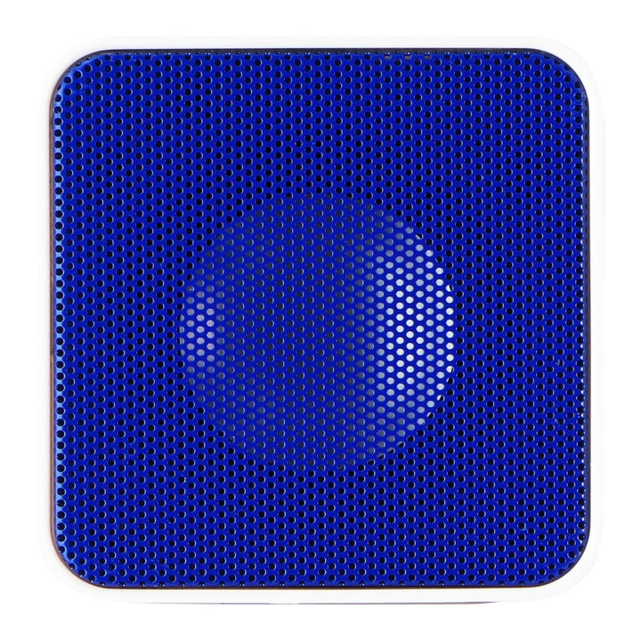 TracFone Universal Wireless Cube Speaker - White/Blue (Refurbished) Image 2