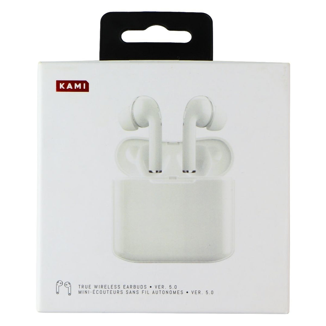 Kami True Wireless Earbuds (Version 5.0) with Microphone - White (Refurbished) Image 1