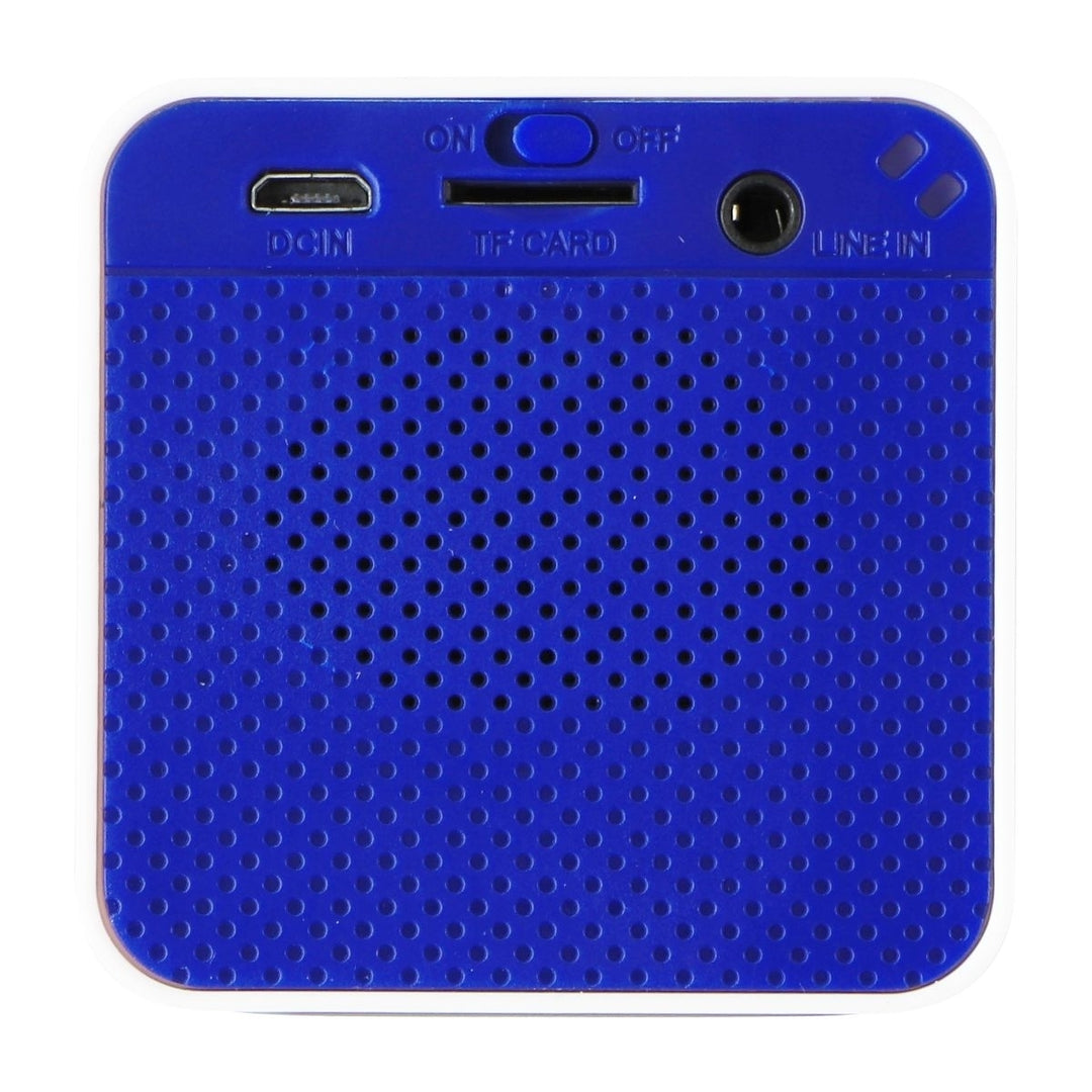 TracFone Universal Wireless Cube Speaker - White/Blue (Refurbished) Image 4