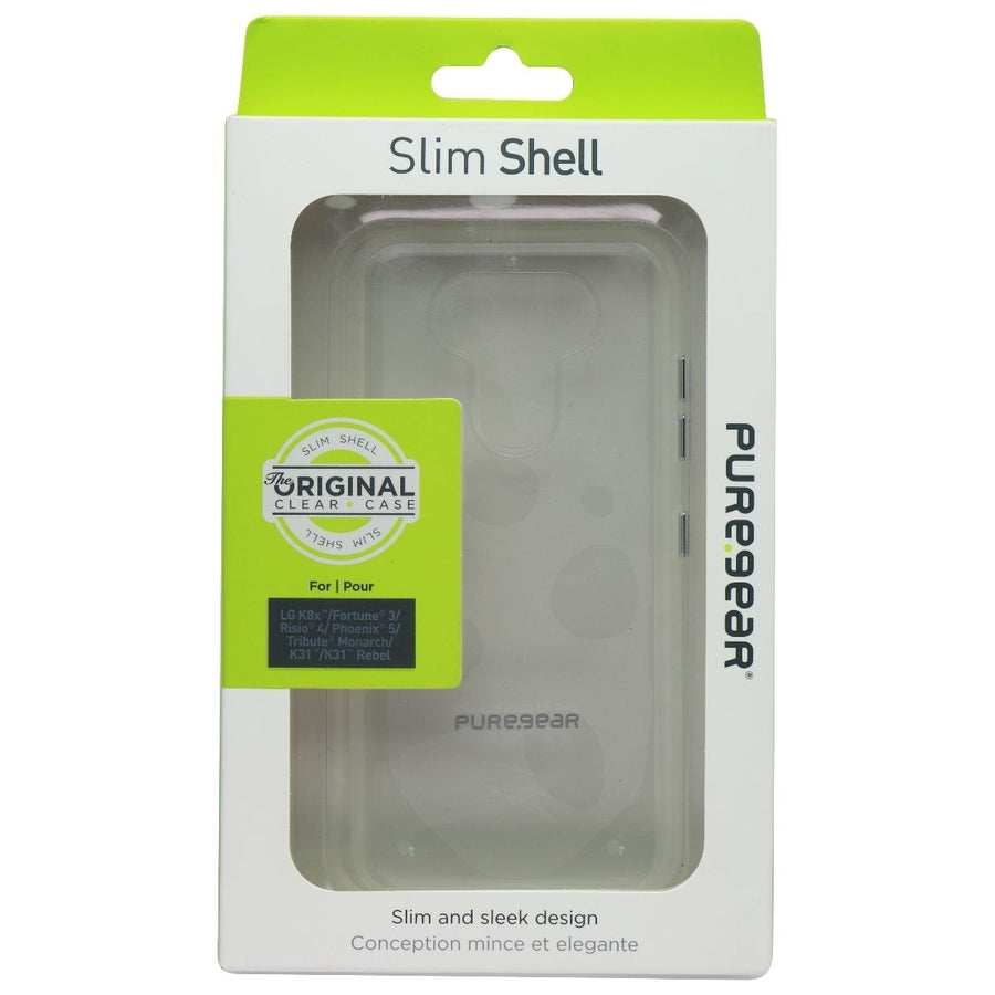 PureGear Slim Shell Series Case for LG K8x/Fortune 3/Risio 4/Phoenix 5 - Clear (Refurbished) Image 1