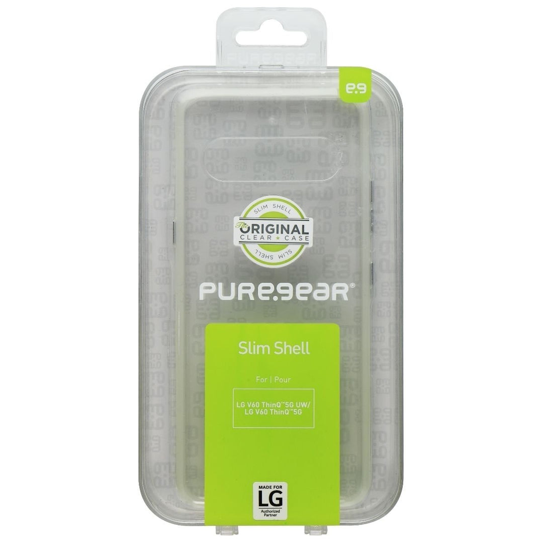 PureGear Slim Shell Series Case for LG V60 ThinQ 5G / 5G UW - Clear (Refurbished) Image 1