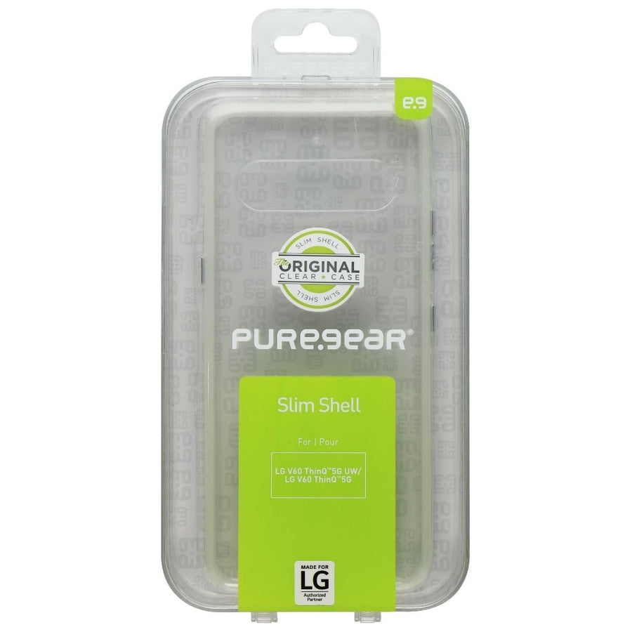 PureGear Slim Shell Series Case for LG V60 ThinQ 5G / 5G UW - Clear (Refurbished) Image 1