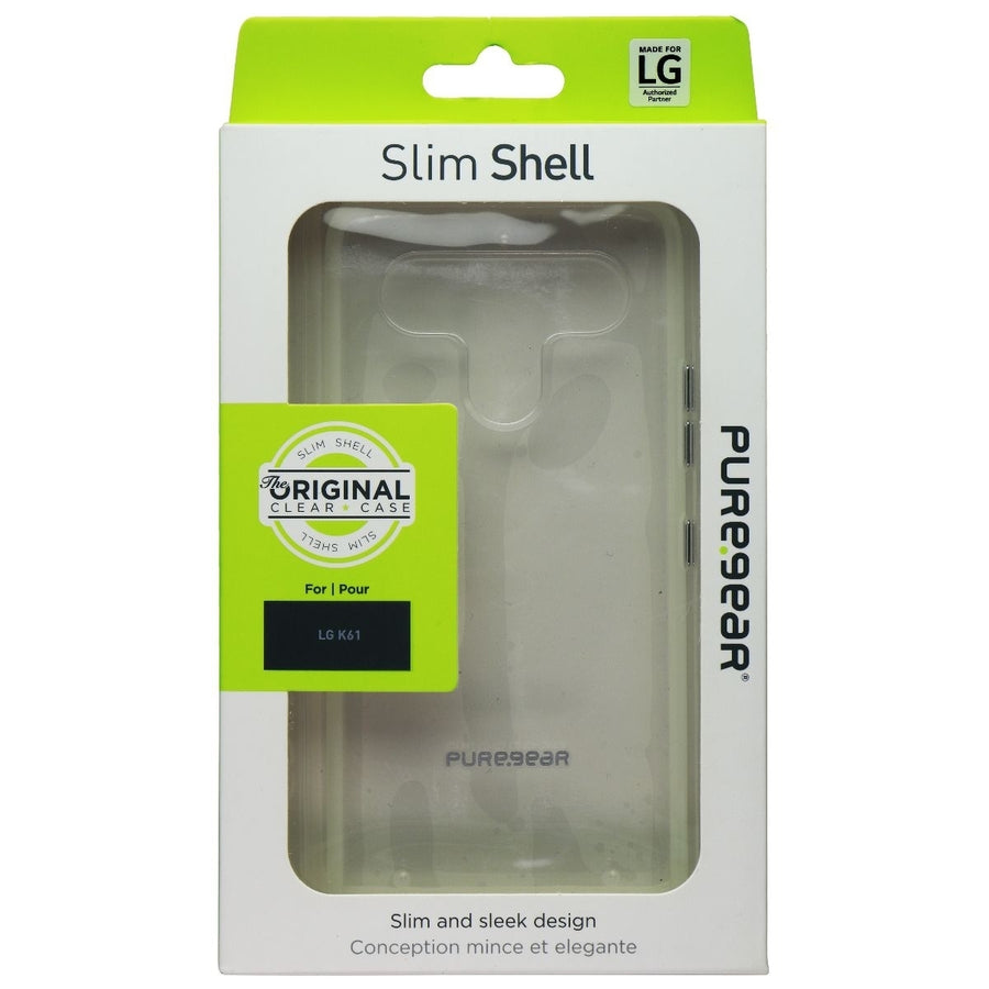 PureGear Slim Shell Case for LG K61 (2020) Smartphones - Clear (Refurbished) Image 1