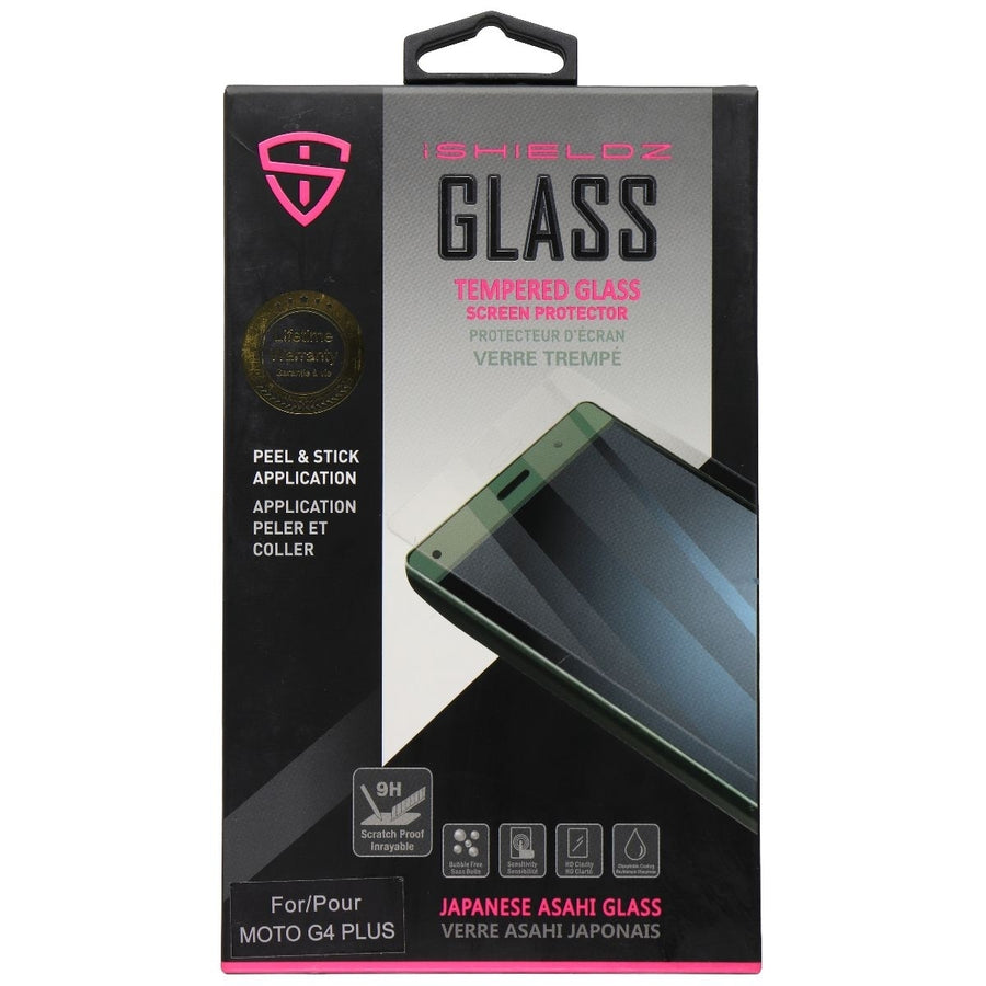 iShieldz Asahi Tempered Glass Screen Protector for Moto G4 Plus (2016)  - Clear (Refurbished) Image 1